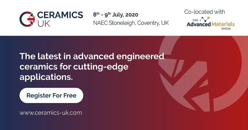 英国考文垂先进陶瓷展览会 Ceramics UK 2020